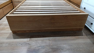 Base de madera roble king 