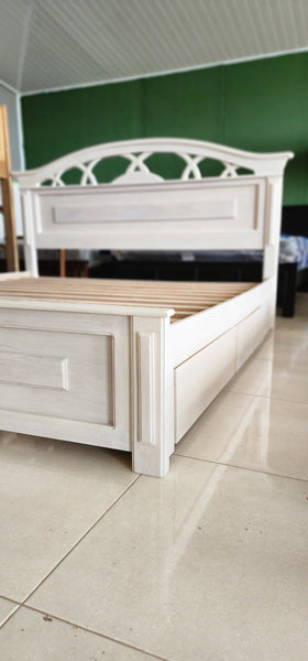 Cama X con gavetas auxiliares