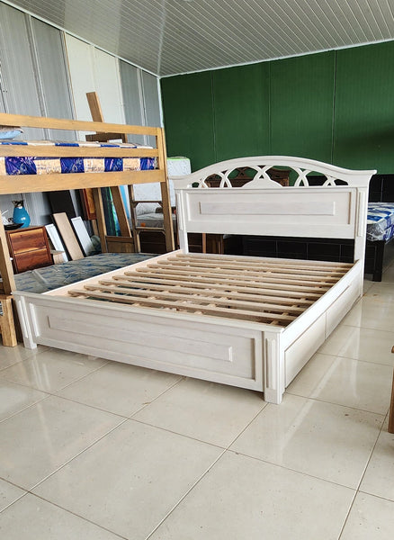 Cama X con gavetas auxiliares