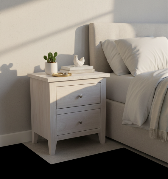 Mesita Rustica dos gavetas