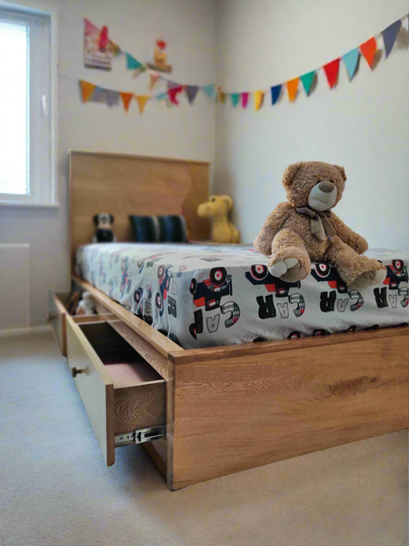 Cama Doble con cabezal alto