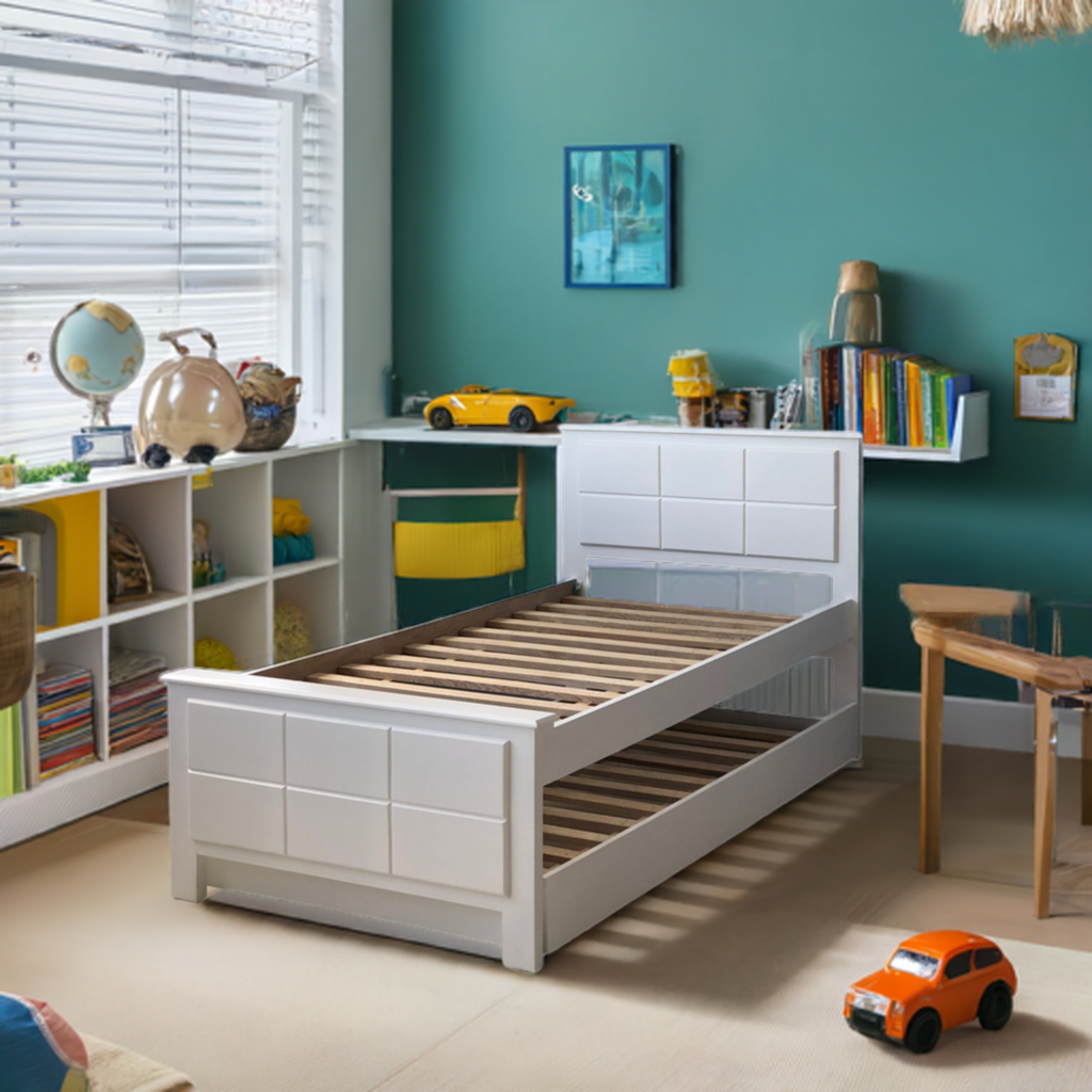 Cama London Twin con auxiliar
