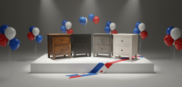 Mesita Rustica dos gavetas