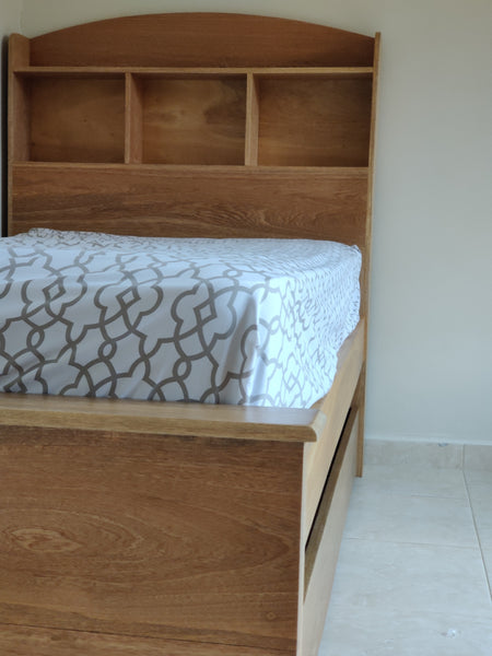 Cama Librero con Gavetas auxiliares