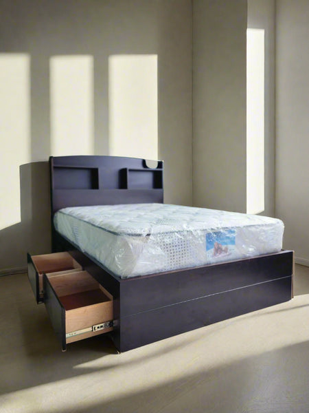 Cama Librero con Gavetas auxiliares