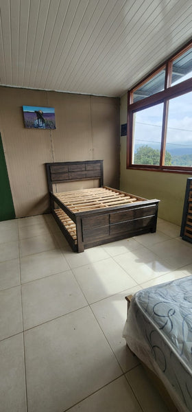 Cama London Full con auxiliar