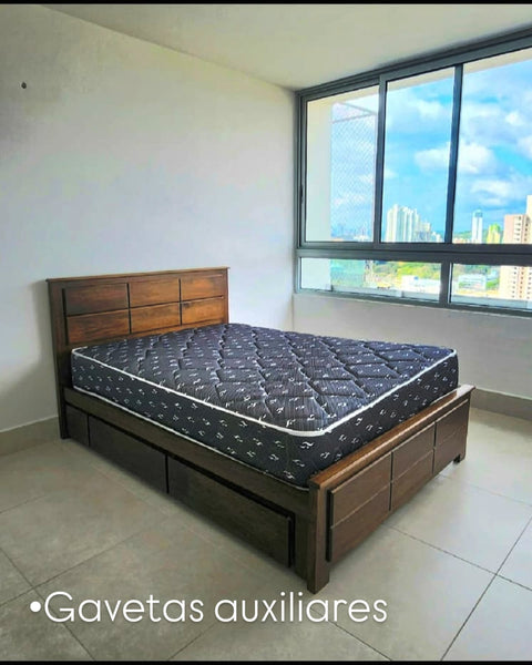 Cama London con Gavetas auxiliares