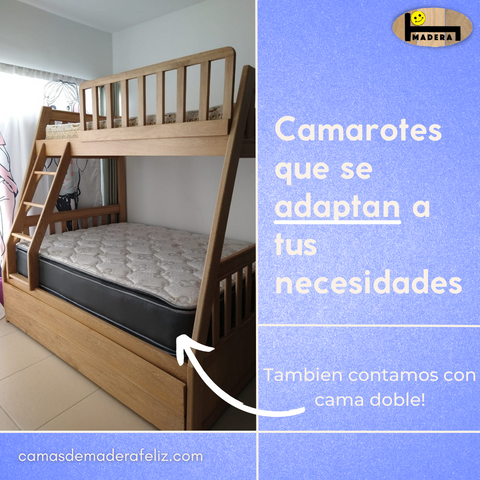 Camarote 3/4, Doble con cama auxiliar