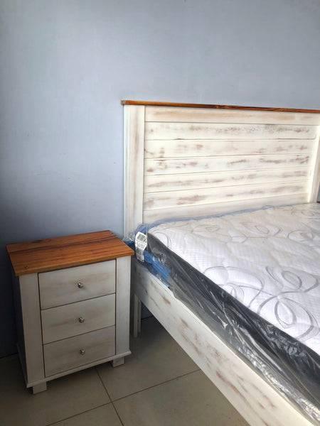 cama roble king vintage