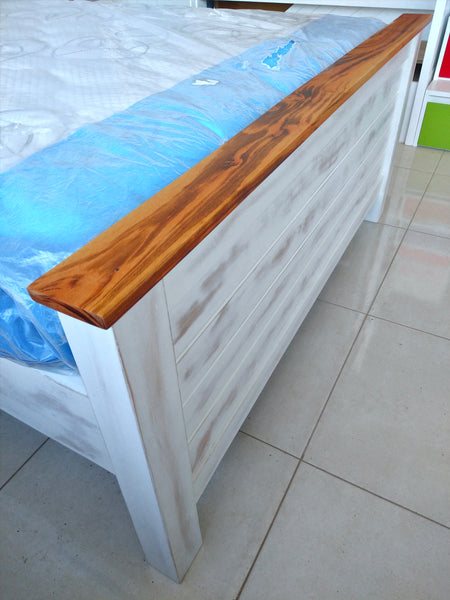 cama individual roble vintage